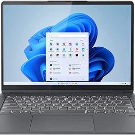 Lenovo Flex 5 14" 2-in-1 Touchscreen Laptop - AMD Ryzen 7 5700U - 2240 x 1400 - Windows 11 16GB LPDDR4x 4266MHz RAM 512GB PCIe® 4.0x4 NVMe 2242 M.2 Solid State Drive 82R9000KUS